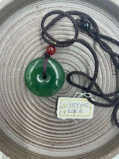 HTY00202k6碧玉平安扣